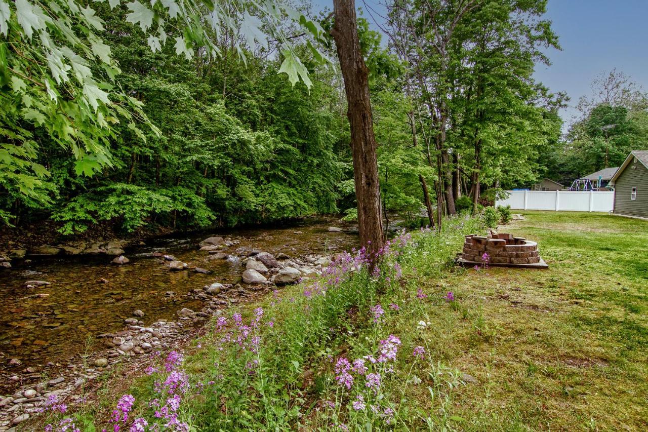 تانيرسفيل Cabin By The Creek With Private Creek Access المظهر الخارجي الصورة